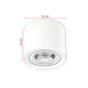 Spot plafond LED design Ø 12 cm Cleo