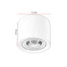 Spot plafond LED design Ø 12 cm Cleo