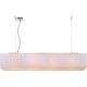 Suspension design rectangulaire en coton blanc Sharone