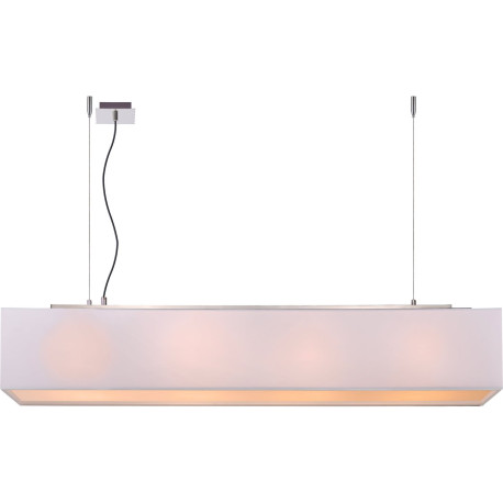 Suspension design rectangulaire en coton blanc Sharone