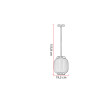 Suspension vintage 1xE27 Mala