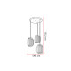 Suspension vintage 3xE27 Balvin