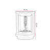 Borne extérieure Ø 16 cm industrielle Aix