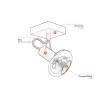 Spot plafond moderne inclinable 1xE14 Maze