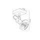 Spot plafond moderne inclinable 1xE14 Maze