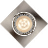 Spot design encastrable carré chrome Liana