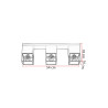Plafonnier industriel 3xE27 Rixon
