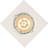 Spot design encastrable carré blanc Liana