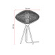 Lampe de table industrielle ronde 1xE27 Meshiva