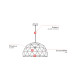 Suspension design 3xE27 Arona