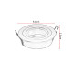 Spot encastrable rond orientable 1 lampe You