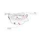 Spot encastrable carré orientable 1 lampe You