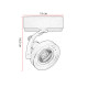 Spot plafond orientable LED dimmable Dori