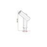 Spot de jardin extérieur LED moderne Tatu