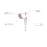 Spot de jardin extérieur LED design Nal
