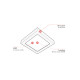 Plafonnier design pour salle de bain LED dimmable 1x20W Cie