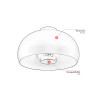 Plafonnier rond rétro Ø 38 cm Shayara