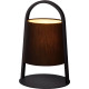 Lampe à poser moderne en métal noir Omalay