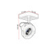 Spot plafond LED dimmable orientable Tala