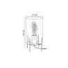 Lampe de table moderne intérieur Nassim