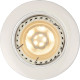 Spot design encastrable rond blanc Mondor