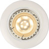 Spot design encastrable rond blanc Mondor