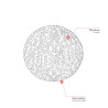 Lampe de table campagnard intérieur Thiago
