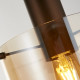 Suspension moderne métal et verre Sweden