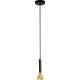 Suspension design noir et or Signal
