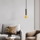 Suspension design noir et or Signal