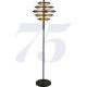 Lampadaire LED noir et or moderne Hive
