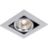 Spot carré design aluminium mat Olli