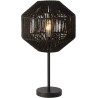 Lampe de table moderne noir Wicker