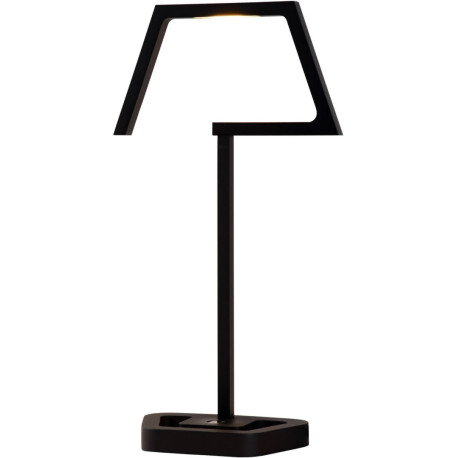 Lampe de table design led en aluminium noir Matra