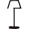 Lampe de table design led en aluminium noir Matra