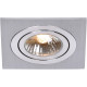 Spot design plat carré chromé mat Tempa