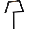 Lampe de table design led en aluminium noir Matra