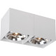 Spot design double cube blanc Paoline