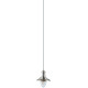 Suspension rétro métal et verre Ø 18 cm Fisherman