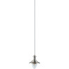 Suspension rétro métal et verre Ø 18 cm Fisherman