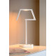 Lampe de table design led en aluminium blanc Matra
