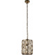 Lustre chic métal et verre dimmable Bijou