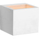 Applique led design cube blanc Kubi