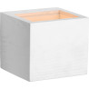 Applique led design cube blanc Kubi