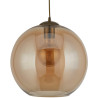 Suspension moderne Ø 25 cm verre et métal Balls