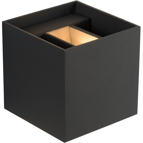 Applique carrée led design noire Sony
