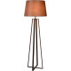 Lampadaire design en acier effet rouille Apolina