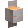Applique design cube ouvert aluminium Arthur