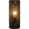Lampe de table moderne en métal noir Julietta