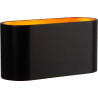 Applique ovale design noire Eliot